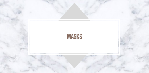 masks text